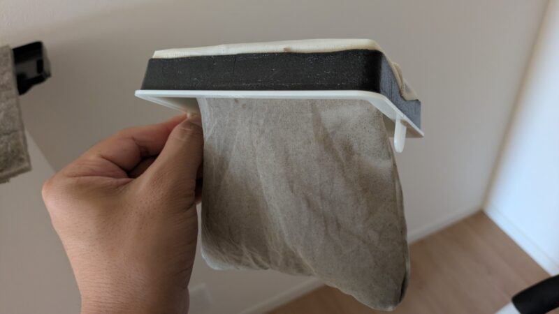 汚れた防虫ネット